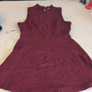 Monteau Rich Burgundy Dress